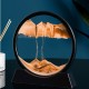  3D Cam Hareketli Turuncu Renk Kum Sanatı 