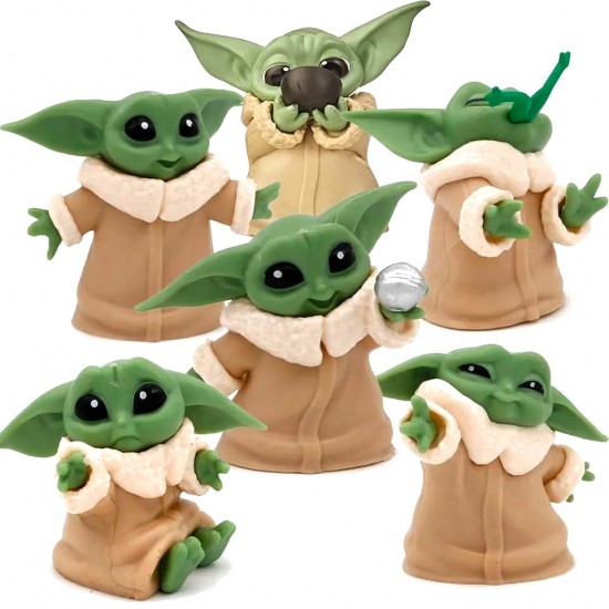 Star Wars 6lı Baby Yoda Figür Seti 