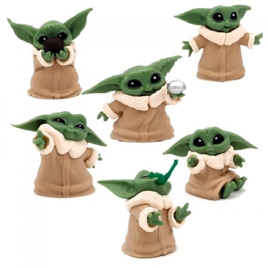 Star Wars 6lı Baby Yoda Figür Seti 