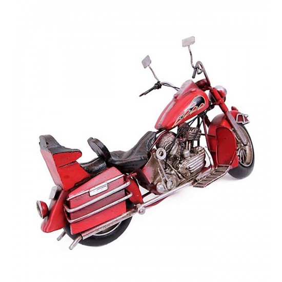 Dekoratif Cruiser Motorsiklet (Kırmızı)