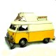 Dekoratif Metal  Nostaljik Dondurma Minibüsü Camper Van Arabası  C0235