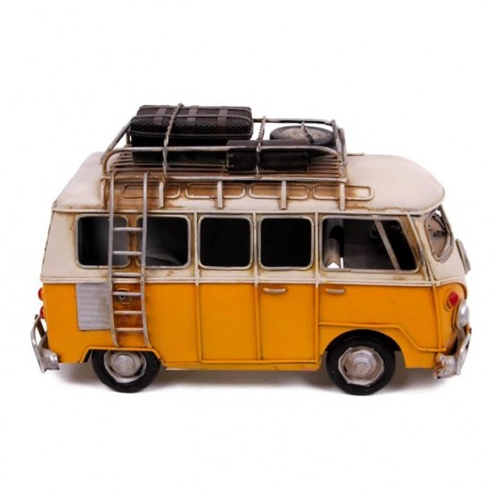 Dekoratif Metal Nostaljik Camper Van Classic Vosvos Minibüs E-1443