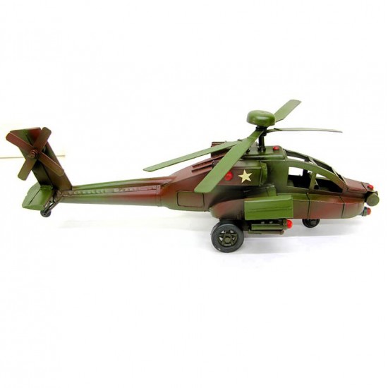 Dekoratif Metal Savaş Helikopter  C0749