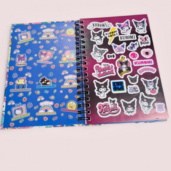 Hello Kıtty Kuromi Haftalık Planlayıcı Defter  Ekli Konuşan Ajanda Planlayıcı