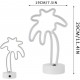 Neon Işık Gece Lambası Ev için Neon Lamba Palmiye Duvar Dekoru